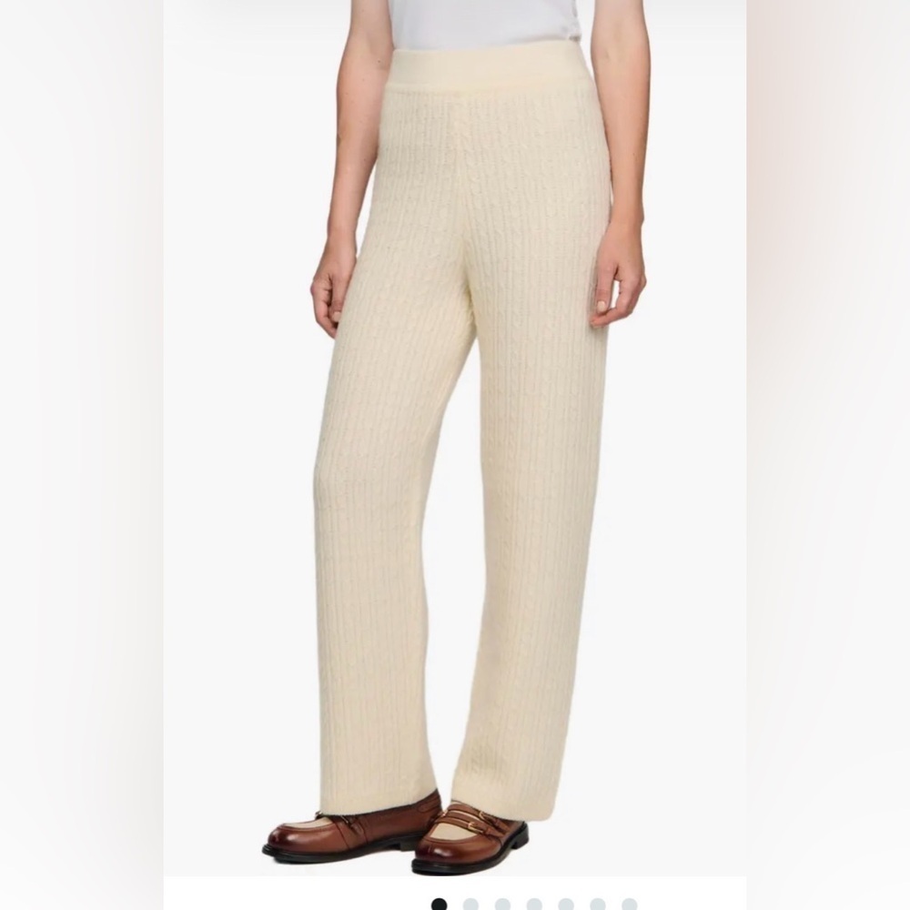 Sandro Cable knit pants 40
